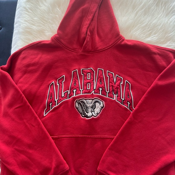 Hollister Tops - Hollister Crimson Alabama Unisex hoodie, worn once changed school decision.